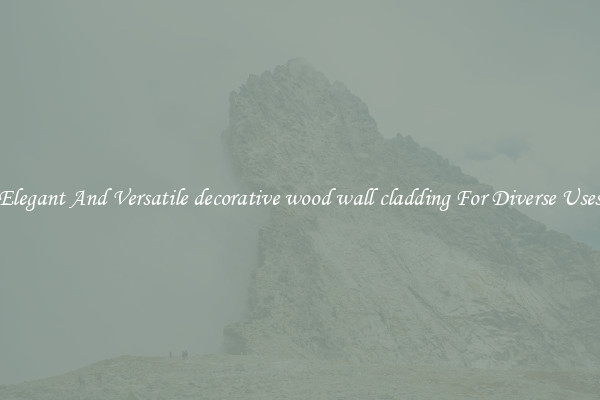 Elegant And Versatile decorative wood wall cladding For Diverse Uses