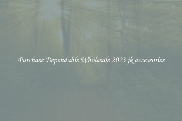 Purchase Dependable Wholesale 2023 jk accessories