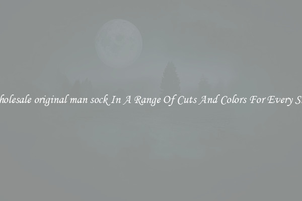 Wholesale original man sock In A Range Of Cuts And Colors For Every Shoe