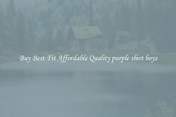 Buy Best-Fit Affordable Quality purple shirt boys