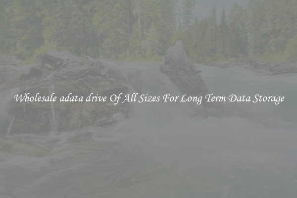Wholesale adata drive Of All Sizes For Long Term Data Storage