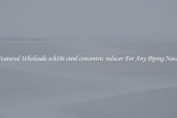 Featured Wholesale sch10s steel concentric reducer For Any Piping Needs